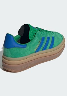 adidas Originals GAZELLE BOLD - Sneakers laag - green supplier colour green 2024 Shoes, Gazelle Bold, Bold Shoes, Sneakers Green, Adidas Originals Gazelle, Ideal Wardrobe, Twinkle Toes, Swag Shoes, Fashion Week Street Style