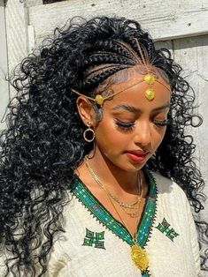 Ethiopian Hair, Egyptian Hairstyles, Poofy Hair, Number 27, Traditional Hairstyle, Inner Thoughts, Hairdos For Curly Hair, Black Hair Care, Edgy Hair