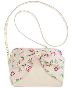 Betsey Johnson Bow Crossbody - Handbags & Accessories - Macy's #12daysofbj Viral Images, Crossbody Handbags, Purses Designer