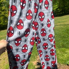 Spider-Man Elastic Waist Pj Bottoms Nwot Red And Gray Size 10/12 Husky Boys Spider Man Things, Spider Man Stuff, Spiderman Pajamas, Marvel Pajamas, Spiderman Hoodie, Nyc Closet