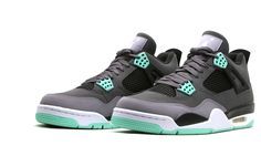 Air Jordan 4 Retro - "Green Glow" Jordan 4 Colorways, Jordan 4 Retro Green, Jordan 4 Green, Glow Shoes, Jordan 4 Red, Jordan 4 Black, Purple Punch, Air Max Day, Jordan Model