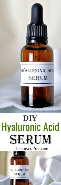 DIY Hyaluronic Acid Serum recipe - make your own anti-aging serum #skincare #beauty #antiaging Hyaluronic Acid Serum Recipe, Serum Recipe, Diy Serum, Serum Skincare, Acne Prone Skin Care, Lotion For Oily Skin, Oily Skin Acne, Baking Soda Shampoo