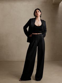 Clarisse Ultra-High Rise Corset Pant | Banana Republic Corset Trousers, Corset Pants, Black Tie Attire, Corset Outfit, Corporate Outfits, All White Outfit, Party Suits, Cocktail Attire, Prom Outfits