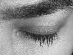 the eye of a person with long eyelashes