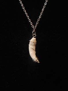 Real small animal tooth necklace. Real, ethically sourced small animal tooth necklace. A unique and gothic piece of jewelry. Made with silver colored metal alloy. Not one necklace is ever the same! All bones used in my jewelry and art are ethically sourced. No animals were harmed for the making of my jewelry and artwork. Due to the nature of the source, colors of bones can vary and each bone is unique in shape and size.  All bones have been washed and whitened. Please take off necklace if planning on being in the water for best protection. Approx. Chain Length: 21in or 23in Animal Bone Jewelry, Animal Teeth, Earrings Gothic, Black River, Bone Earrings, Tooth Necklace, Bone Necklace, Bone Jewelry, Animal Bones