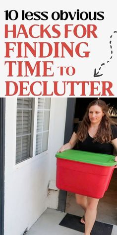 10 Find Time To DECLUTTER CHRISTMAS HACKS Organize Clutter, Minimize Clutter, Clutter Solutions, Mission Possible, Packing To Move, Getting Rid Of Clutter, Clutter Organization