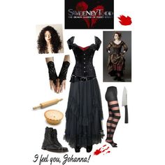 Ms Lovett Costume, Mrs Lovett Costume, Tim Burton Costumes, Musical Outfits, Broadway Outfit, Mrs Lovett, Trio Halloween Costumes, Movie Inspired Outfits, Female Outfits