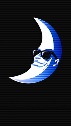 an image of a man with sunglasses on his face and the moon in the background