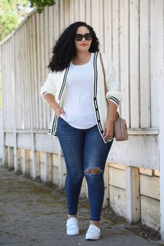 Simple Outfits Hijab, Outfit Curvy, Plus Zise, Oversized Fashion, Look Plus Size, Rock Outfit, Curvy Girl Outfits, Curvy Girl Fashion, Gaming Clothes