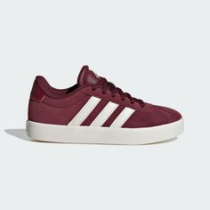 adidas Shop the VL Court 3.0 Shoes Kids - Burgundy at adidas.com/us! See all the styles and colors of VL Court 3.0 Shoes Kids - Burgundy at the official adidas online shop. Burgundy Adidas Shoes, Adidas Red Low-top Running Shoes, Red Low-top Adidas Skate Shoes, Maroon Adidas, Burgundy Adidas, Red Adidas Breathable Sneakers, Adidas Vl Court, Kid Lifestyle, Adidas Sneaker