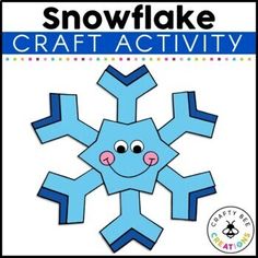 a snowflake craft activity for kids