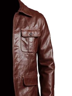 Leather Jacket Blazer, Brown Cafe, Biker Coat, Leather Store, Mens Blazer Jacket, Men's Leather Jacket, Real Leather Jacket, Pocket Jacket, Genuine Leather Jackets