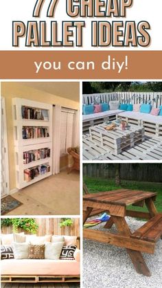 the ultimate diy project for outdoor furniture made from pallets and wood pallets