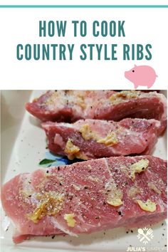 how to cook country style ribs