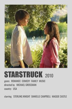 the poster for starstruck starring michael grossman and rachel grossman, written by barbara johns