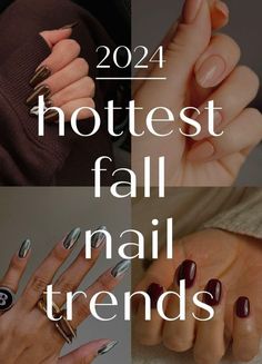 Autumn Nail Designs, Nails Autumn, City Nails, Nails Classy, Spring Nail Designs, Casual Nails, Trends For 2024, Gel Nail Colors