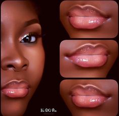 Women Lips, Makeup Brown, Glossy Lips Makeup, Revlon Lipstick, Awesome Makeup, Ombre Lips, Natural Lip Colors, Women Ideas, Eyes Black