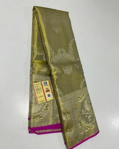 Pure handloom  tissue silk sarees😍😍

12000/-

Free shipping in India 
Silk mark certified