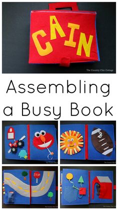 an assembly book for children to make with construction paper