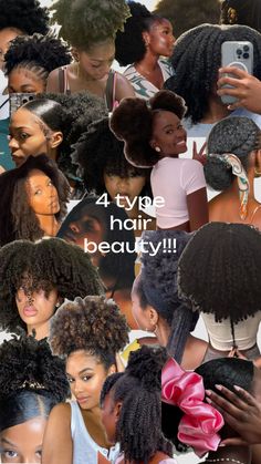 Cute Natural Hairstyles, Beautiful Black Hair, Quick Natural Hair Styles, Cute Curly Hairstyles, Type 4 Hair, Types Of Hair, Cute Box Braids Hairstyles, Protective Hairstyles Braids, Curly Hair Styles Easy