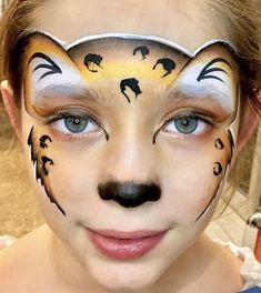 Hallowen Schminke, Animal Face Paint, Bear Face Paint