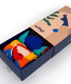 Step up your sock game with our fun and unique gift set, featuring three pairs of socks inspired by some of the greatest artists of all time. Our Kandinsky-inspired socks feature unique patterns and vibrant hues inspired by the work of the pioneering abstract artist Wassily Kandinsky. Kandinsky believed that art should be about expressing emotions and ideas rather than simply depicting objects or scenes, and these socks pay tribute to his groundbreaking work and enduring legacy as one of the most important artists of the 20th century. Our gift set also includes socks inspired by the famous American artist Andy Warhol, featuring his portrait and works from his lesser-known 'Flower Series.' Warhol's unconventional approach to art and culture revolutionized the way we think about celebrity, c Fun Multicolor Socks For Gifts, Novelty Multicolor Socks As A Gift, Van Gogh Gifts, Expressing Emotions, Funky Socks, Fun Socks, Sock Game, Socks For Men, Novelty Socks