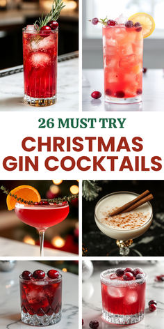 Christmas Gin Cocktails Christmas Cocktail With Gin, Christmas Gin Drinks, Christmas Cocktails Gin, Festive Cocktails Christmas, Cranberry Christmas Cocktail, Christmas Gin Cocktails, Cocktails With Gin, Cranberry Cocktails