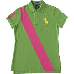 ***** Please Buy With Confidence! Poshmark Has Granted Us Ambassador Status To Recognize Our Consistently Excellent Quality & Customer Service ***** These "The Skinny Polo" Polo Style Shirts From Ralph Lauren Are A Great Mix Of Fashion And Style. They Are Designed In Green With A Pink Sash Stripe And Numbers On The Sleeve And On The Back For Authentic Sporty Style! I Also Have This Shirt In Orange And In Pinkish Red In Other Listings. Size Is Small. Color Is Green With Pink Sash Stripe And Numbe Sporty Pink Polo Collar Top, Preppy Fitted Top With Polo Collar, Preppy Pink Collared Top, Preppy Fitted Pink Top, Pink Sporty Collared Top, Sporty Pink Collared Top, Pink Preppy Tops For Workwear, Green Preppy Top For Workwear, Preppy Green Top For Work