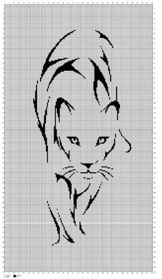 a black and white drawing of a cat's face with the outline drawn on it