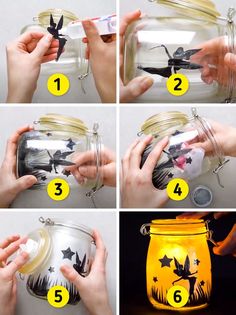 how to make a halloween mason jar