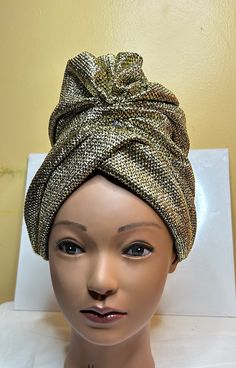 Elegant Turban, turban Scarf, with rhinestones and lace, headband, head covering, pre-tied, headwear, head wrap, twist, women fashion, African turban headwear, Nigerian turban, handmade,  Care instructions: Hand wash in cold water- do not BLEACH  Kindly allow a difference of the picture/pattern of your item(s) between the real-life image and the photographic image on the website. no return no refund no exchange Stretch Headwrap With Matching Headband, Gold Turban Style Headband For Party, Gold Turban Headband For Party, Adjustable Gold Headscarf For Party, Gold Headwrap Headband For Party, One Size Party Headscarf Headband, One Size Party Headband Headscarf, Party Turban Headband, Adjustable Party Turban