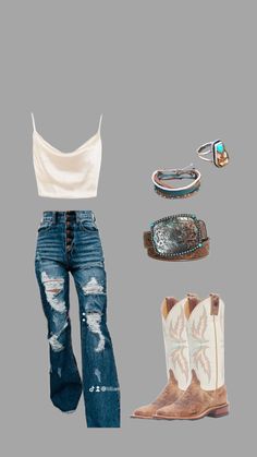 Pictures Day Outfit, Country Summer Aesthetic, Western Inspired Outfits, Country Pictures, Picture Day Outfits, Cowgirl Style Outfits, Country Summer