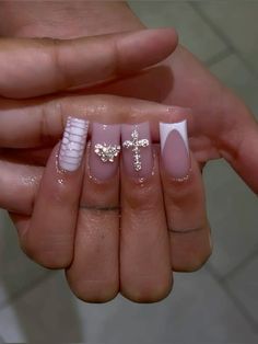 Birthday Nails Classy, Medium Length Nail, Acrylic Nails Nude, Acrylic Toe Nails, Dope Nail Designs, Short Square Acrylic Nails, Pretty Gel Nails