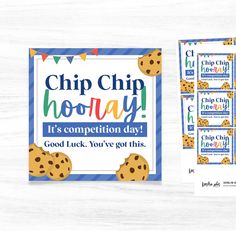 the chip chip hooray it's tryout day printables