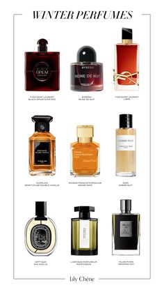 best winter perfumes Winter Fragrance For Women, Warm Perfume Scents, Aesthetic Perfume Bottles, Good Perfumes, Fragrance Display, Winter Perfume, French Beauty Secrets, Perfume Women