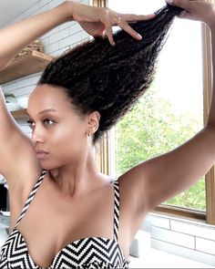 Tyra Banks Hair, Natural Afro Hairstyles, Tyra Banks, Cut Her Hair, Love Your Hair, Need A Vacation