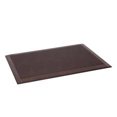 a brown cutting board on a white background