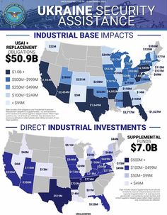 an image of the us map with different states in blue and white, as well as numbers