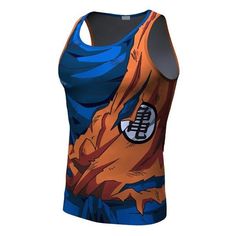 Goku Kame Symbol Armour Tank Top. $24.99 BUY NOW! Compression Tank Top, Dragon Ball Z Shirt, 3d Dragon, Compression Shirts, Compression Wear, Japanese Tshirt, Gym Hoodie, Mens Gear, Gym Tank Tops