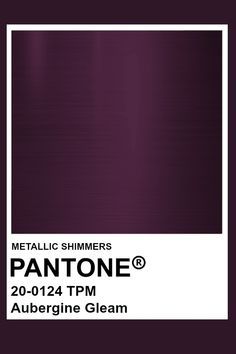 pantone's queen of night metallic shimmers