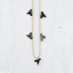 Shark Teeth Crafts, Shark Teeth Jewelry, Tooth Charm, Shark Tooth Necklace, Teeth Jewelry, Wave Necklace, Raw Crystal Jewelry, Shark Tooth, Tourmaline Necklace