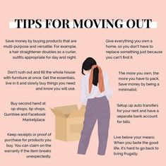 Moving Out Tips, Tips For Moving Out, First Apartment Tips, Tips For Moving, First Apartment Essentials, Money Saving Methods, Money Management Advice, Money Saving Strategies, Financial Life Hacks