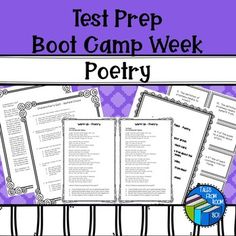 the test prep boot camp week poem