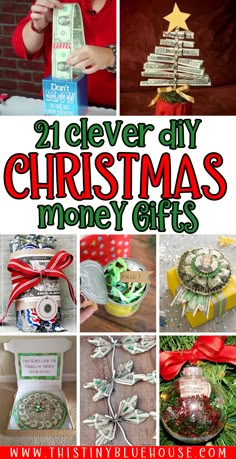 twelve clever diy christmas money gifts for kids to make with their friends and family