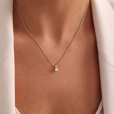 DAINTY - DIAMOND - NECKLACE Elegance meets simplicity with our Dainty Diamond Necklace. This floating diamond solitaire pendant exudes timeless beauty, perfect for weddings, anniversaries, or as a thoughtful gift for her. Delicately crafted to adorn any neckline, it's a versatile piece that adds a touch of sophistication to any occasion. Whether for bridesmaids, brides, or to celebrate Mother's Day, this minimalist necklace is sure to dazzle and delight. Shop now and add a touch of sparkle to yo Holly Springs Nc, Diamond Solitaire Pendant, Dainty Diamond Necklace, Necklace Mom, Thoughtful Gifts For Her, Solitaire Necklace, Wedding Pendant, Solitaire Pendant Necklace, Diamond Solitaire Necklace