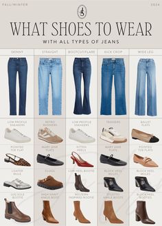 Shoes To Wear With Jeans, Jolynne Shane, Fall Trends Outfits, 60 Fashion, Denim Trends