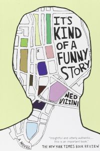 a book cover with the words it's kind of a funny story on it