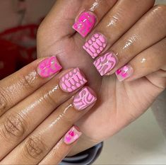 French Manicure Acrylic Nails, Short Pink Nails, Acrylic Toe Nails, Simple Gel Nails, Work Nails, Cute Acrylic Nail Designs, Dope Nail Designs