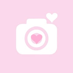 a camera with a heart on it