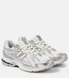 1906R running shoes in silver - New Balance | Mytheresa Shoes Dressing, New Balance 1906, New Balance 1906r, Look Kylie Jenner, Pretty Sneakers